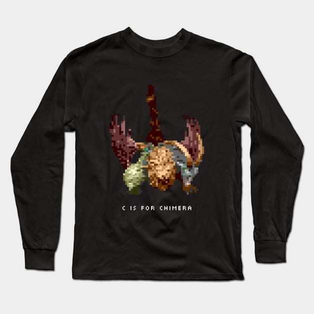 C is for Chimera Long Sleeve T-Shirt by ClarkStreetPress